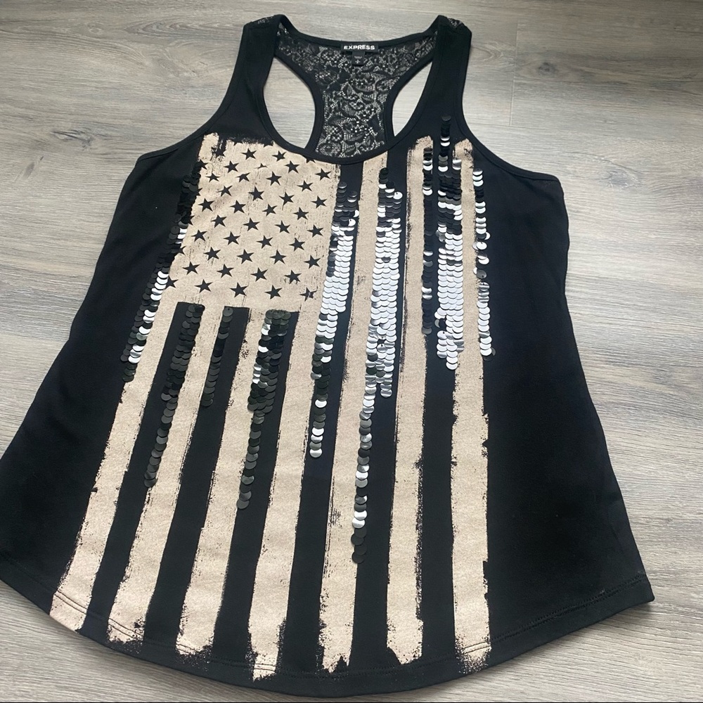 Express American Flag Tank